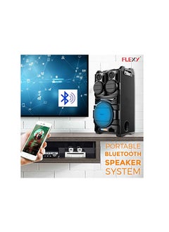 FLEXY Professional Trolley Speaker – 20000W Portable PA System: Dual Wireless Mics, Bluetooth, FM Radio, USB/SD Card Playback, Karaoke & Guitar Functions, Remote, 2-Year Warranty - pzsku/ZCABDCF4F4306EF2F3DBFZ/45/_/1721295228/47a06416-4749-4494-bec1-b74d688bf96d