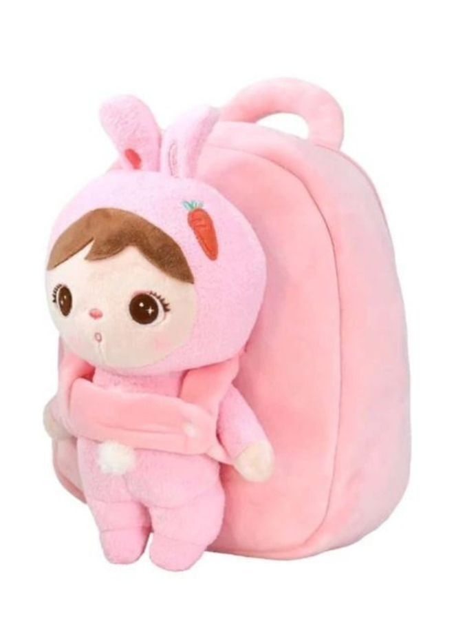 Super Soft Rabbit Plush Backpack with Detachable Doll â€“ A Colorful Gift for Kids, Perfect for School and Playtime - Image 2