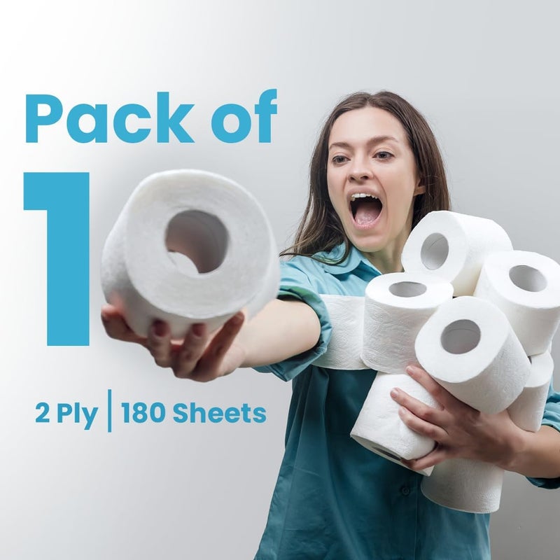 NICE Touch لفائف المرحاض المنقوشة 2 طبقة - 7200 ورقة - Image 3