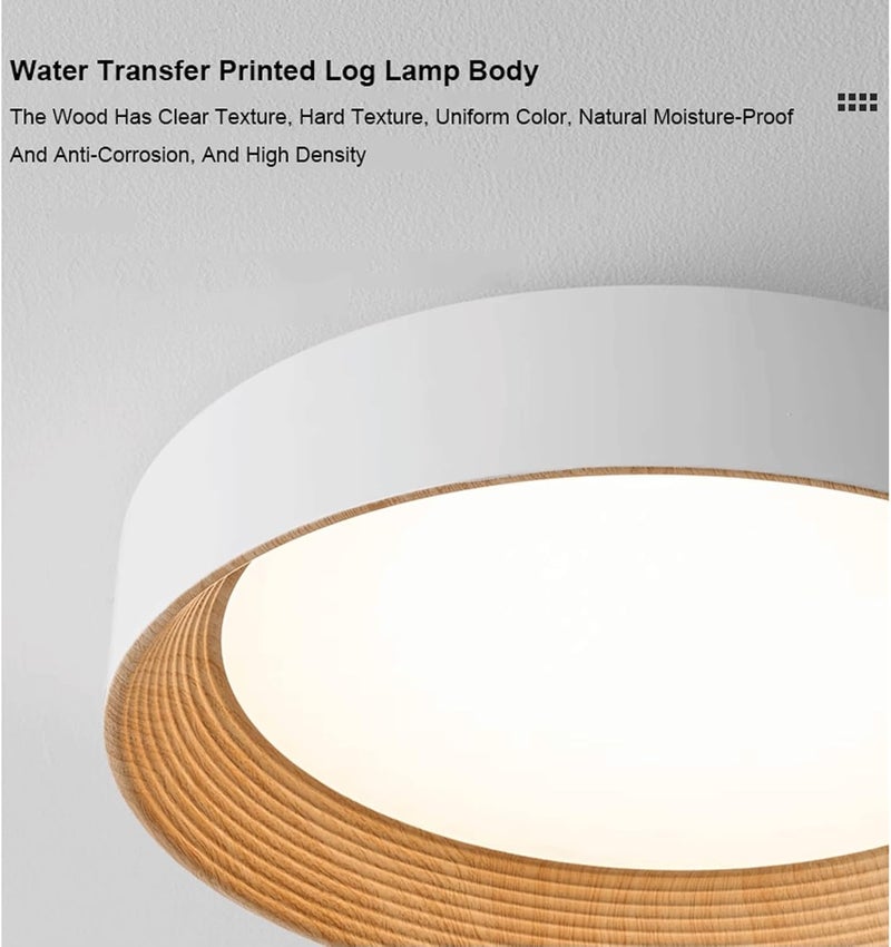 Modern Flush Mount Ceiling Light Fixture 2700k-6000k Close to Ceiling Light Fixture Minimalist Metal Ceiling Lamp for Bedroom Kitchen Hallway - Image 3