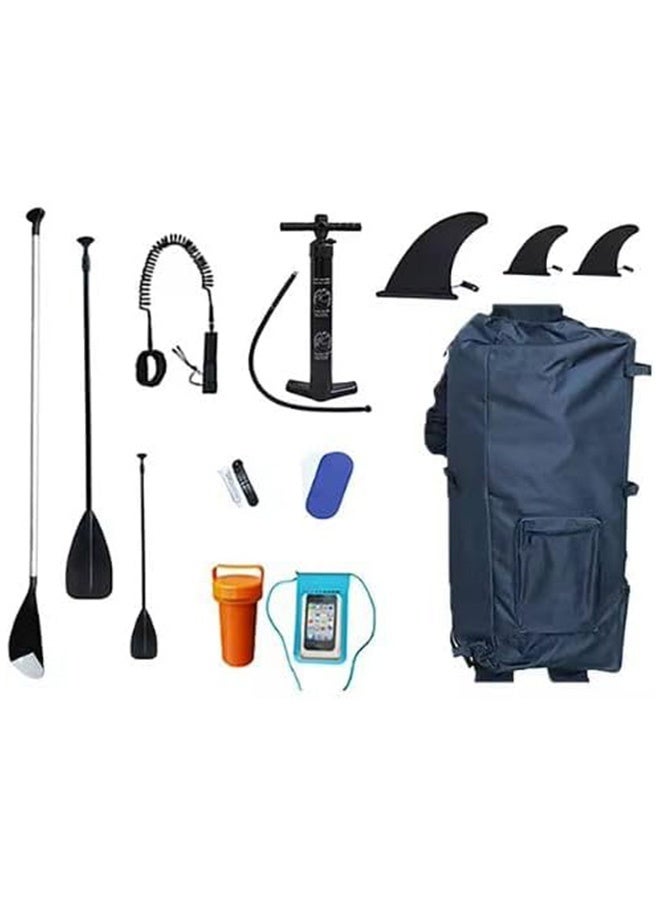 Adventure Lab Inflatable Stand Up Paddle Board – Ultra-Light SUP for Youth & Adults with Adjustable Paddle, Pump, Backpack, Phone Dry Bag & Safety Leash – Non-Slip Deck, All Skill Levels  - Image 2