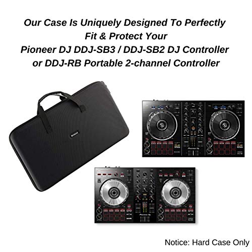 caseling Hard CASE fits: Pioneer DJ DDJ-FLX4 2-deck Rekordbox and Serato DJ Controller. - Image 4
