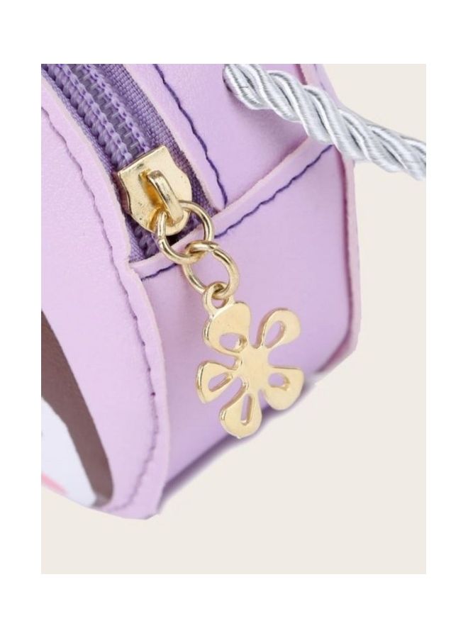 NIBEMINENT Crossbody Bag Purple/Black/Red - Image 5
