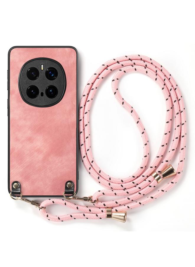 erorex Case For Honor Magic7 Pro Vintage Leather PC Back Cover Phone Case with Crossbody Strap - Image 2