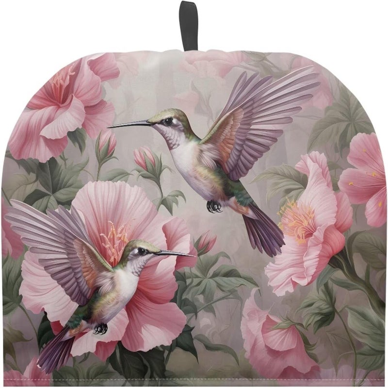 Purple Tea Cozy for Teapot Insulated Tea Pot Cozy Tea Pot Cozy for Keeping Warm Tea Cosy for Teapot Dust Protector Hummingbird Tea Cozy for Teapot Insulated Keeping Warm Cartoon - Image 1