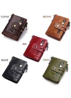 Jeep Fashion Leather Wallet Large Capacity Wallet Retro Wallet Men's Wallet  - Image 5