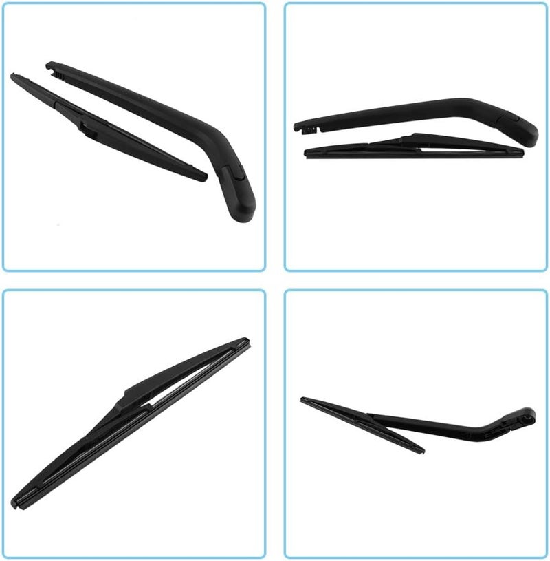klarako Car Rear Window Windshield Windscreen Wiper Arm and Blade - Image 2