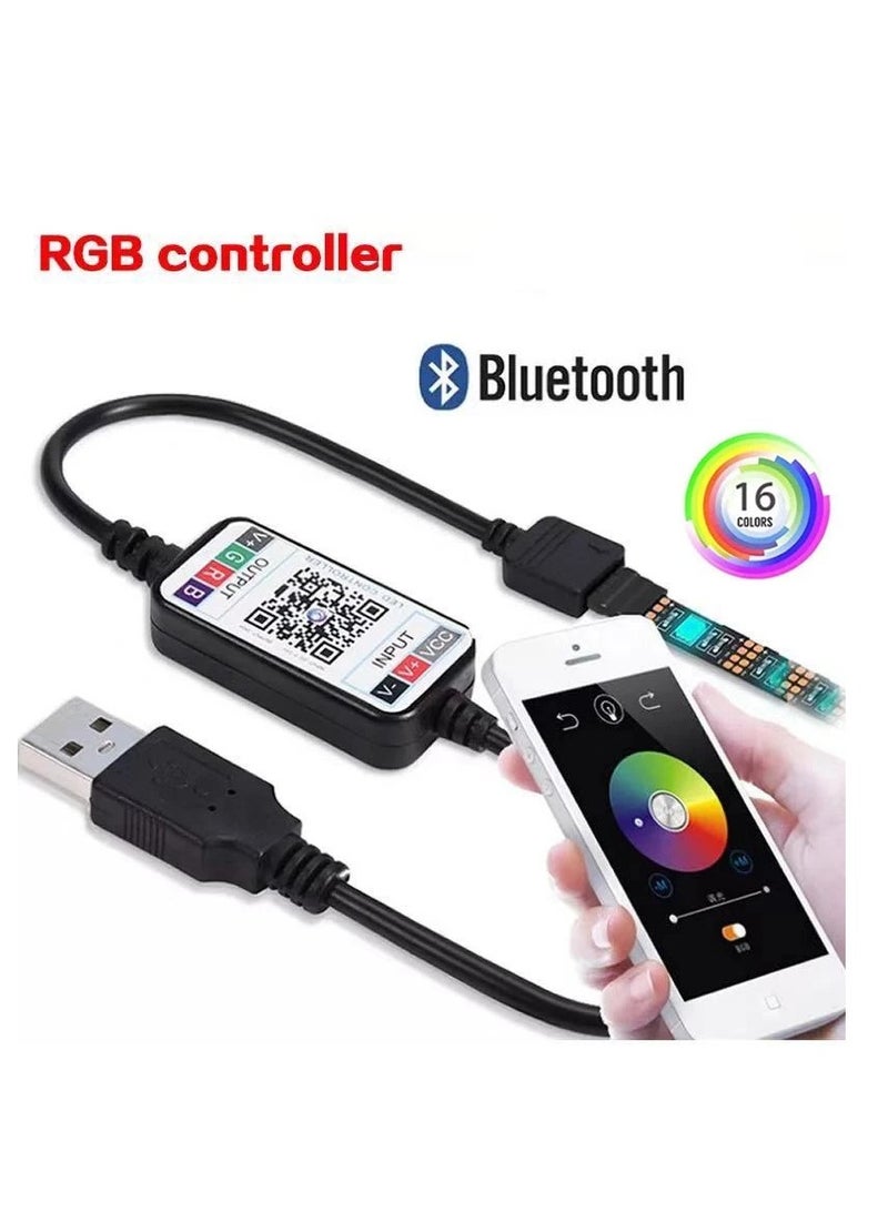 Wireless RGB LED  Mobile Phone Bluethooth Strip Light Controller - Image 5