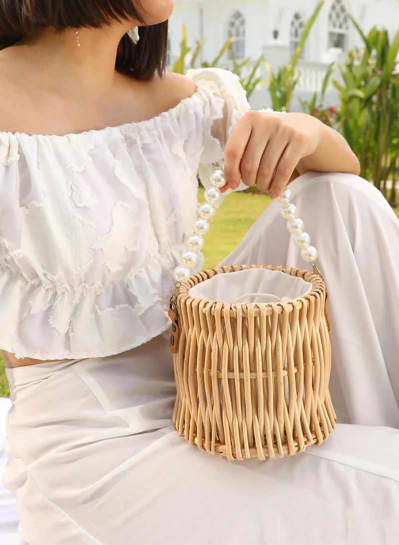 صوص هاوت The Rattan Hand Bag