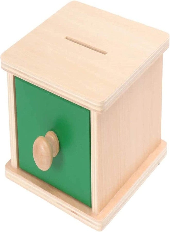 TTEDOYE Wooden Montessori Coin Box,Montessori toys are suitable for early childhood learning and education toy gifts for Infant 1 Year Old Toddlers Babies Preschool Learning Material - Image 5