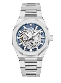 TORNADO Tornado AUTONOVA AUTOMATIC Men's TMI NH70 Movement Watch, Automatic Display and Solid Stainless Steel Brushed Bracelet Strap - T24303-SBSN, Silver  - Image 1