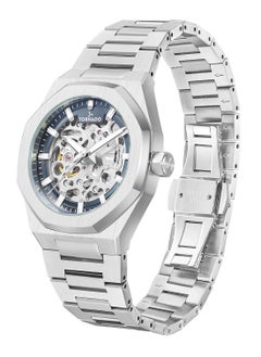 TORNADO Tornado AUTONOVA AUTOMATIC Men's TMI NH70 Movement Watch, Automatic Display and Solid Stainless Steel Brushed Bracelet Strap - T24303-SBSN, Silver  - Image 2