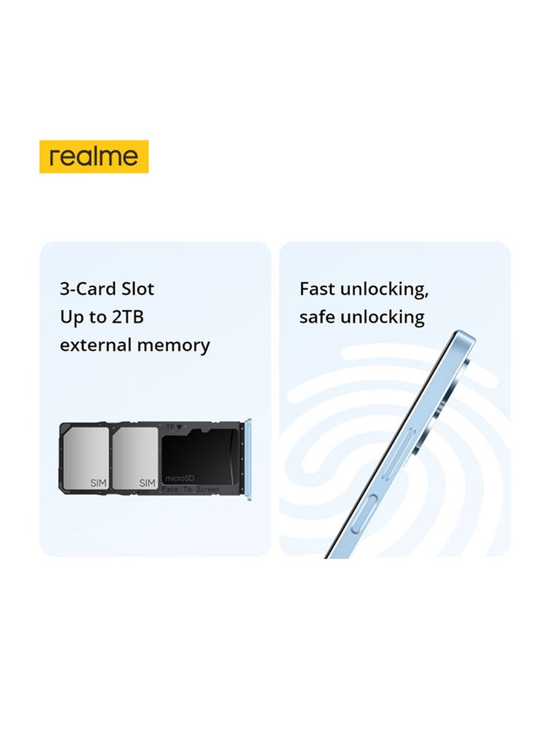 realme Note 50 Dual SIM Sky Blue 4GB RAM 256GB 4G - International Version - Image 5