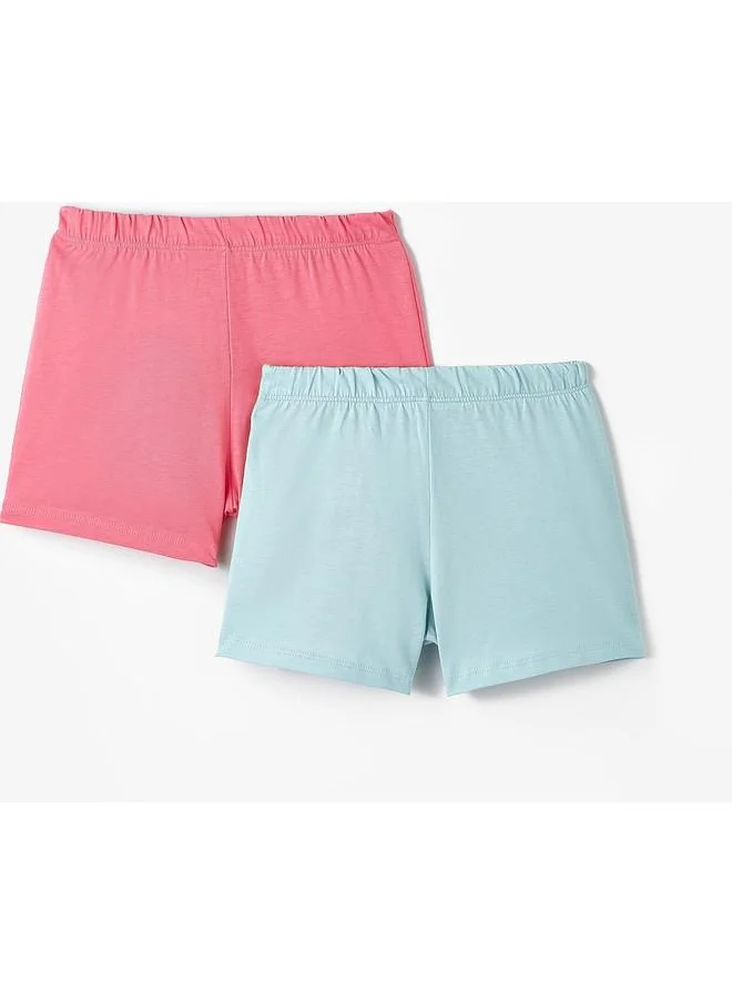 جون June Girl 2-Pack Short Baby Blue - Pink