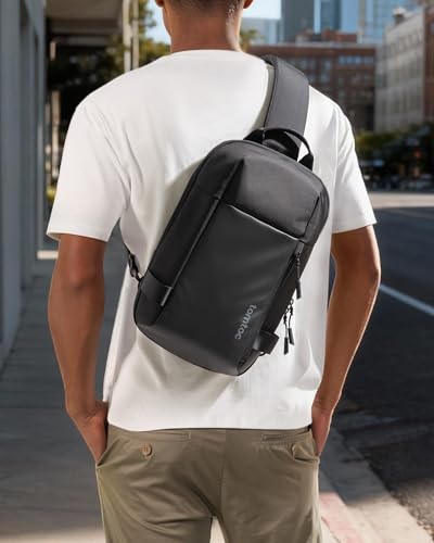 tomtoc 5L Compact Sling Backpack for Men Women Lightweight Crossbody Shoulder Bag for 2026 11inch iPad Air M4M3 iPad Pro M5M4 iPad A16 Nintendo Switch 2Rog Xbox Ally X EDC Daypack XS Size - Image 3