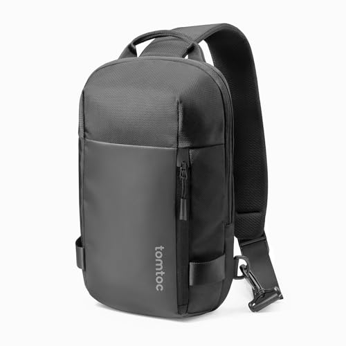 tomtoc 5L Compact Sling Backpack for Men Women Lightweight Crossbody Shoulder Bag for 2026 11inch iPad Air M4M3 iPad Pro M5M4 iPad A16 Nintendo Switch 2Rog Xbox Ally X EDC Daypack XS Size - Image 1