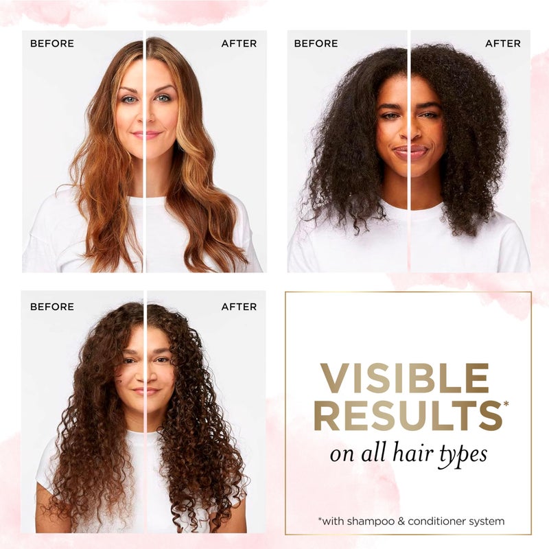 Pantene Rose Water Conditioner, Soothes, Replenishes Hydration, Safe for Color Treated Hair, Nutrient Infused with Vitamin B5 and Antioxidants, Pro-V Blends, 30.0 oz - Image 3