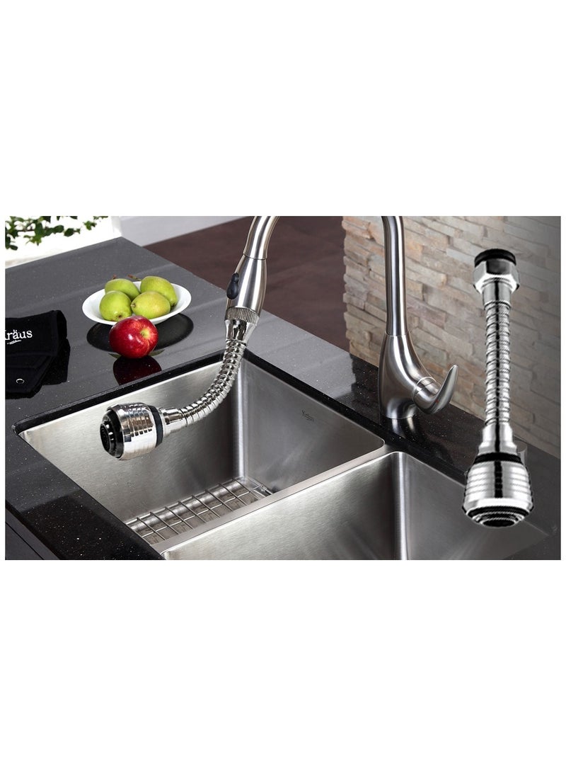 Spaceshoop Flexible Faucet Sprayer Silver  - Image 3