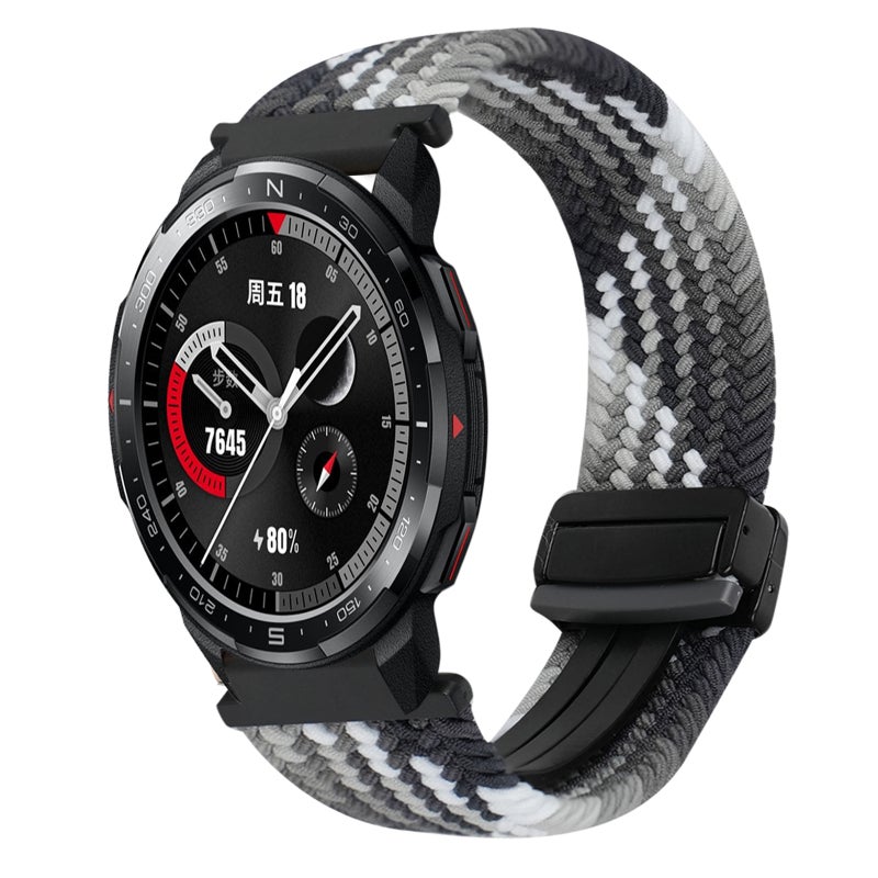 erorex For Honor Watch Gs Pro 22Mm Magnetic Buckle Braided Watch Band(Z Dark Chocolate) - Image 1