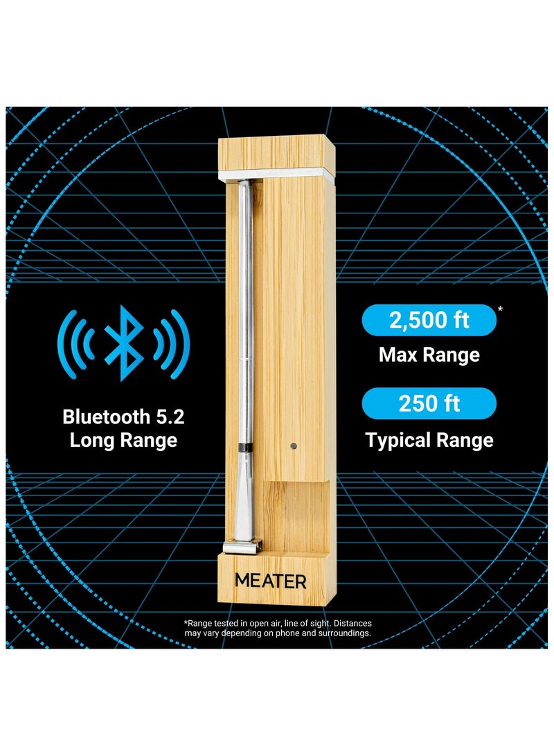 MEATER ميتر برو: مقياس حرارة اللحم الذكي اللاسلكي بلوتوث | مقاومة حرارة حتى 1000°F | مدى طويل | دقة معتمدة | للشواء، الفرن، الشواية، المدخن، القلاية الهوائية، القلاية العميقة | أكثر من 50 وصفة في التطبيق - Image 3
