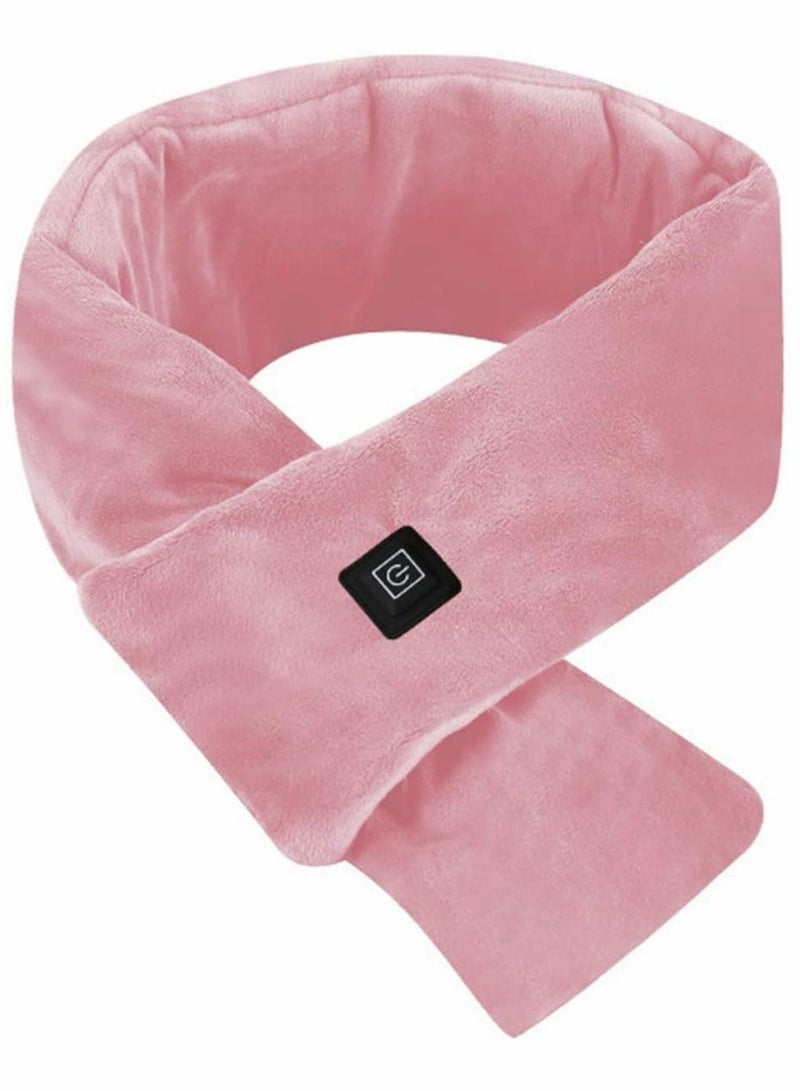 نيبمينينت وشاح التدفئة قابلاً للتسخين وشاحًا في الهواء الطلق المشي لمسافات طويلة ، طول 80 سم وردي - Image 1