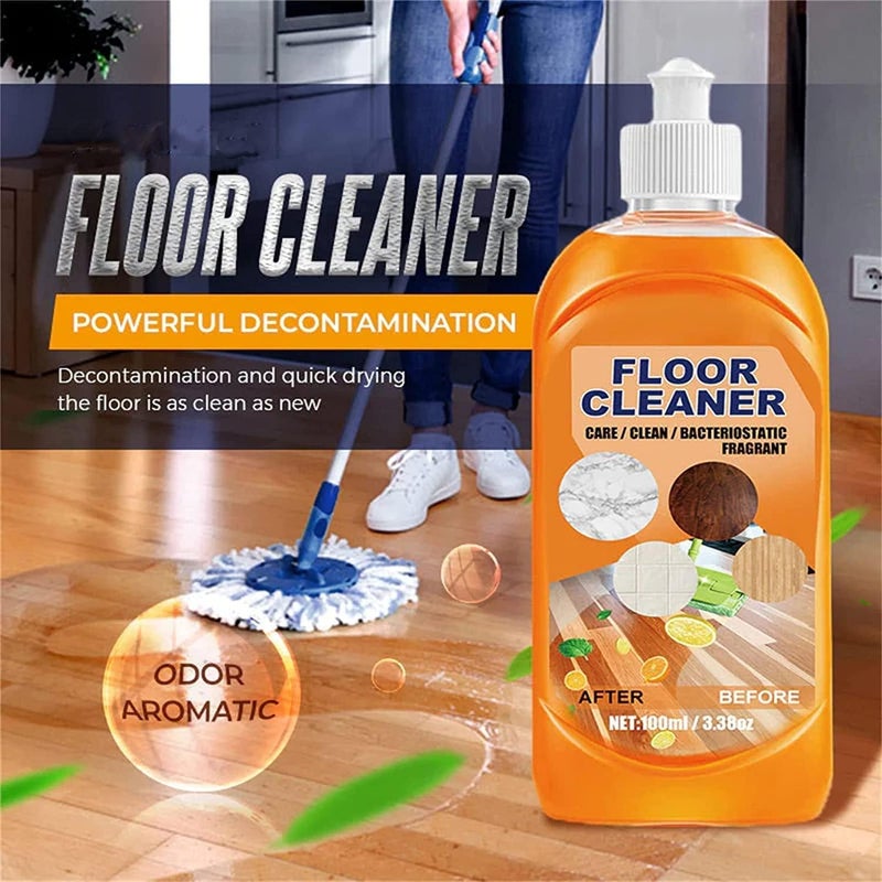 cheekyglo Powerful Decontamination Floor Cleaner,Wood Floor Stain Remover Cleaning Descaling Polishing Brightening Repair Scratch Tool,Hard Surface Floor Tile Cleaner (1pcs) - Image 2