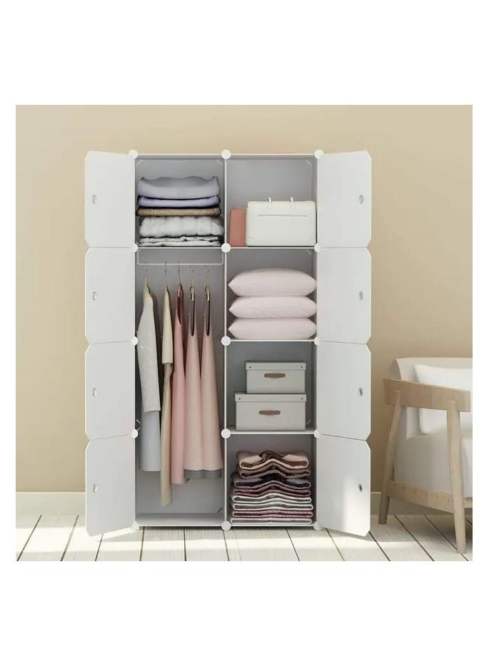 Goods Reef Portable Closet Cube Storage Organizer for Hanging Clothes, Modular Cabinet for Books, Toys, Towels