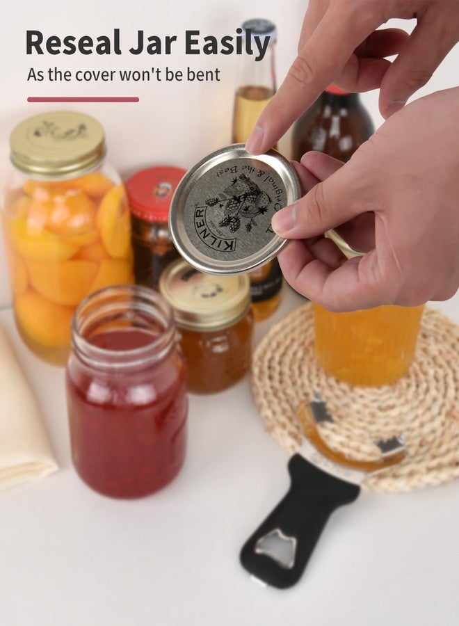 CYDW Mason Jar Opener Tool with Soft Touch Handle, No Lid Dents or Damage, Can Opener Manual Multi-Purpose, Easy Twist Manual Handheld Top Remover, Canning Supplies, Bottle Opener, Made for Lifetime - Image 3
