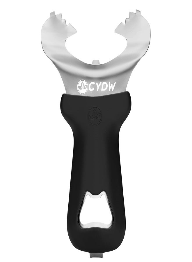 CYDW Mason Jar Opener Tool with Soft Touch Handle, No Lid Dents or Damage, Can Opener Manual Multi-Purpose, Easy Twist Manual Handheld Top Remover, Canning Supplies, Bottle Opener, Made for Lifetime - Image 1
