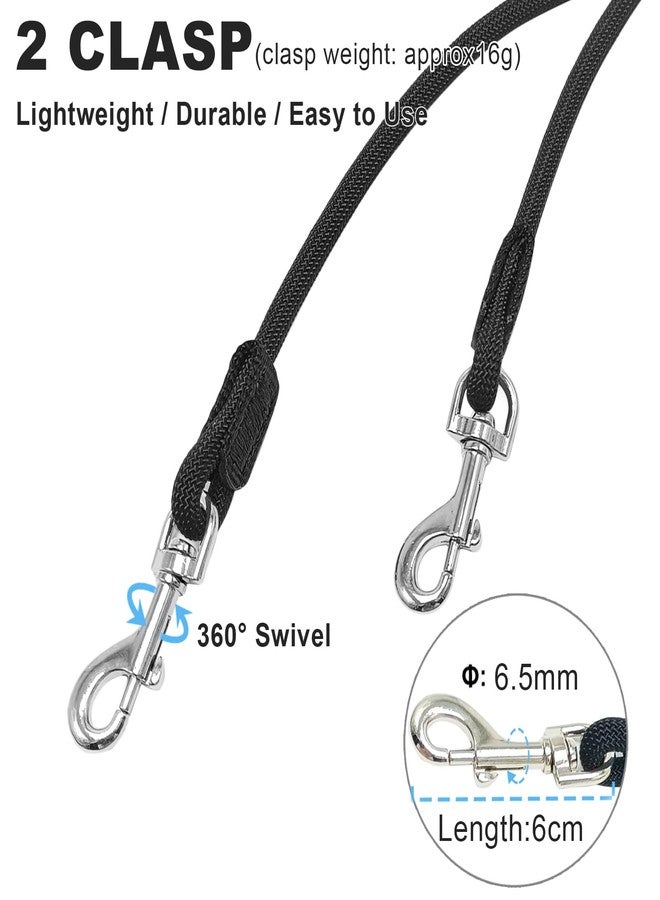 Hoanan 12ft 20ft 30ft Tie Out Rope for Small Dogs Up to 35 Pounds, Long Cat Leash for Yard, Lightweight Tether Escape Proof Training Walking Outdoor Lead for Puppy Pets, Small Animals - Image 2
