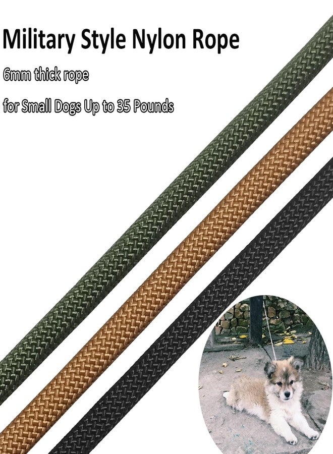 Hoanan 12ft 20ft 30ft Tie Out Rope for Small Dogs Up to 35 Pounds, Long Cat Leash for Yard, Lightweight Tether Escape Proof Training Walking Outdoor Lead for Puppy Pets, Small Animals - Image 3