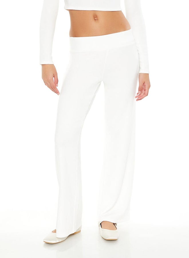 FOREVER 21 Ribbed Knit High-Rise Pants - Image 2