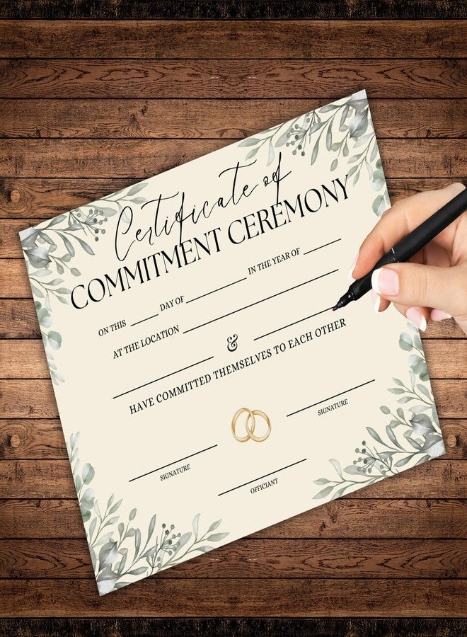 Lashicorn Commitment Ceremony Certificate 6pk on Linen 8.5x11” Marriage Love Vow Renewal Handfasting Two Trees Intertwined Officially Recognized by The Universe - Image 3