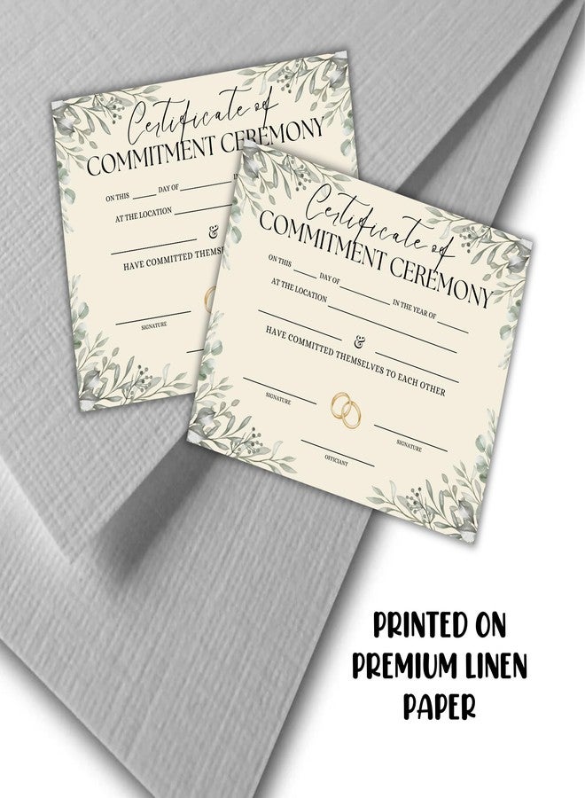 Lashicorn Commitment Ceremony Certificate 6pk on Linen 8.5x11” Marriage Love Vow Renewal Handfasting Two Trees Intertwined Officially Recognized by The Universe - Image 5