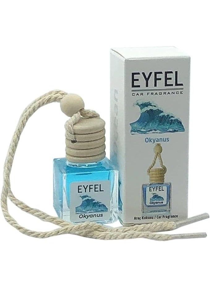 Eyfel parfum Car Air Freshener, Ocean Scent, 10ml, Blue (Okyanus) - Image 2