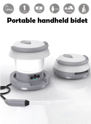 Portable Rechargeable Bidet Sprayer for Travel, Hiking and Camping with Rechargeable LED Light and 1L Water Tank - pzsku/ZCABEF42A1BDEE5B3CCF2Z/45/1751961079/a365569a-5e8a-41d2-b6e5-822a9f20b371