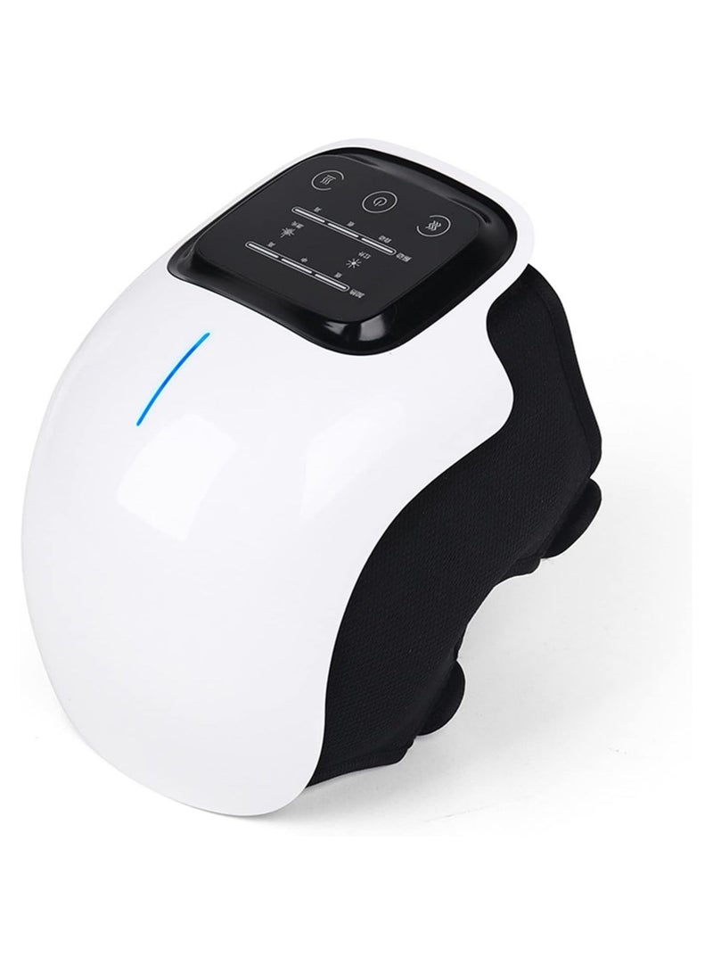 Knee Massager with Heat for Infrared Heated Pain Relief Electric Cordless Vibration Knee Massage Device for Reduces Knee Inflammation, Pain, Type C Charging, 3000mAh Battery - Image 1