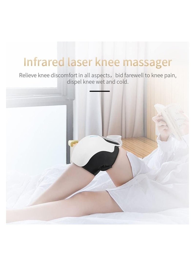 Knee Massager with Heat for Infrared Heated Pain Relief Electric Cordless Vibration Knee Massage Device for Reduces Knee Inflammation, Pain, Type C Charging, 3000mAh Battery - Image 2