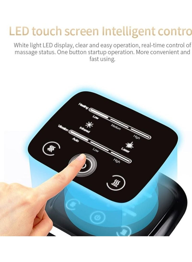 Knee Massager with Heat for Infrared Heated Pain Relief Electric Cordless Vibration Knee Massage Device for Reduces Knee Inflammation, Pain, Type C Charging, 3000mAh Battery - Image 3