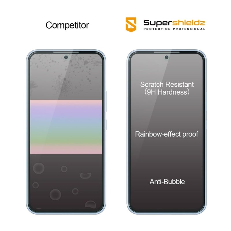 Supershieldz (2 Pack) Designed for Samsung Galaxy A54 5G Tempered Glass Screen Protector, Anti Scratch, Bubble Free - Image 2