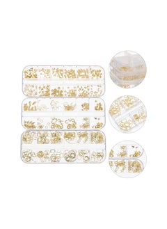 WYBOT 3 Boxes Ocean and Moon Star Themed Resin Fillers Alloy Moon Star Charms Beads Planet Filling Accessories for DIY Epoxy Resin Jewelry Pendant Nail Art  - Image 4