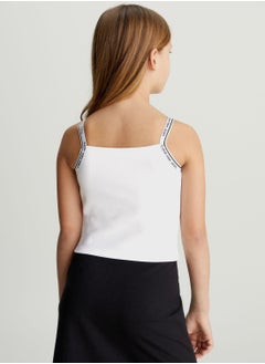 Calvin Klein Jeans Youth Logo Tape Strap Top  - Image 2