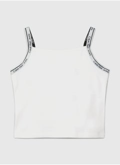 Calvin Klein Jeans Youth Logo Tape Strap Top  - Image 4