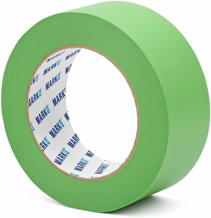 MARKQ شريط لاصق أخضر - عرض 2 بوصة، طول 20 ياردة - إزالة نظيفة، خطوط طلاء حادة - مثالي لمشاريع DIY، التسمية، الفنون والحرف (لفة واحدة) - Image 1