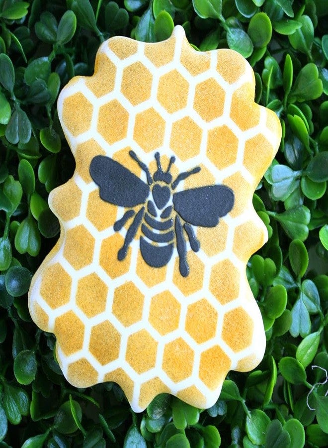 The Cookie Countess Inc The Cookie Countess Honeycomb Pattern Stencil - Image 3