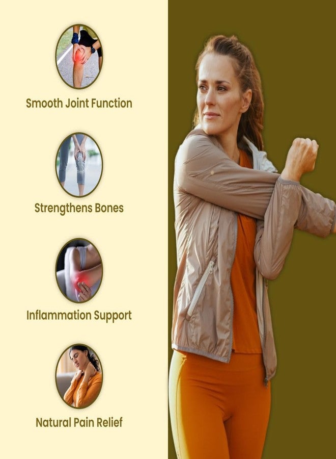 ZEROHARM Holo Arthritis - Enriched with Vitamin D3 & Vitamin K2-7 - Best Knee & Joint Support for Unisex - Supplements for Knee,Joints & Neck Pain Relief - 100% Absorbed By Body (120 Tablets - Image 4