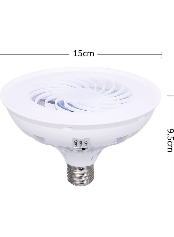 NIBEMINENT E27 Mini Fan Light White  - Image 3