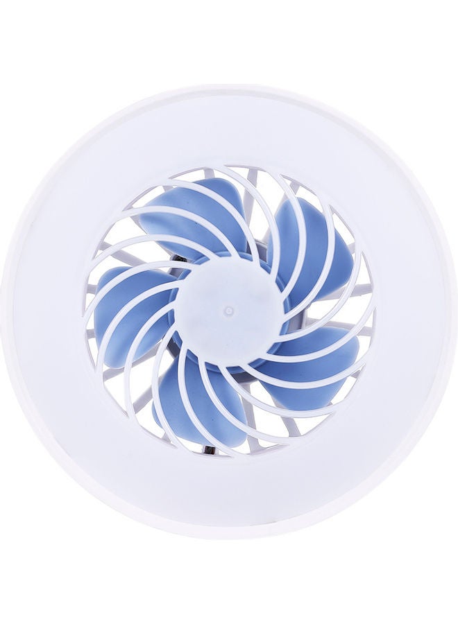 NIBEMINENT E27 Mini Fan Light White  - Image 2