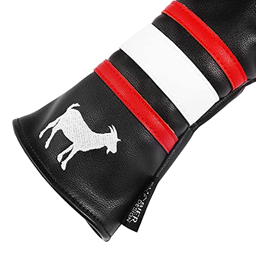 SHABIER Golf Sports Style Golf Wood Club Headcover Driver Cover for Taylormade M5 M6 Driver (Black 23 Hybrid Cover) - Image 5