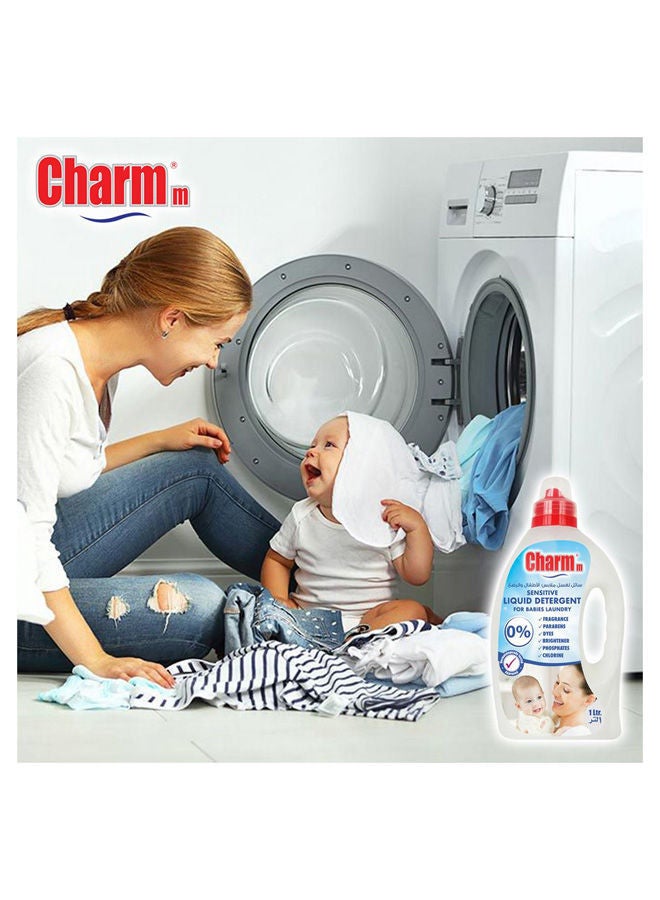 تشارم سائل غسيل الملابس الحساسة للأطفال 1 لتر - Image 2